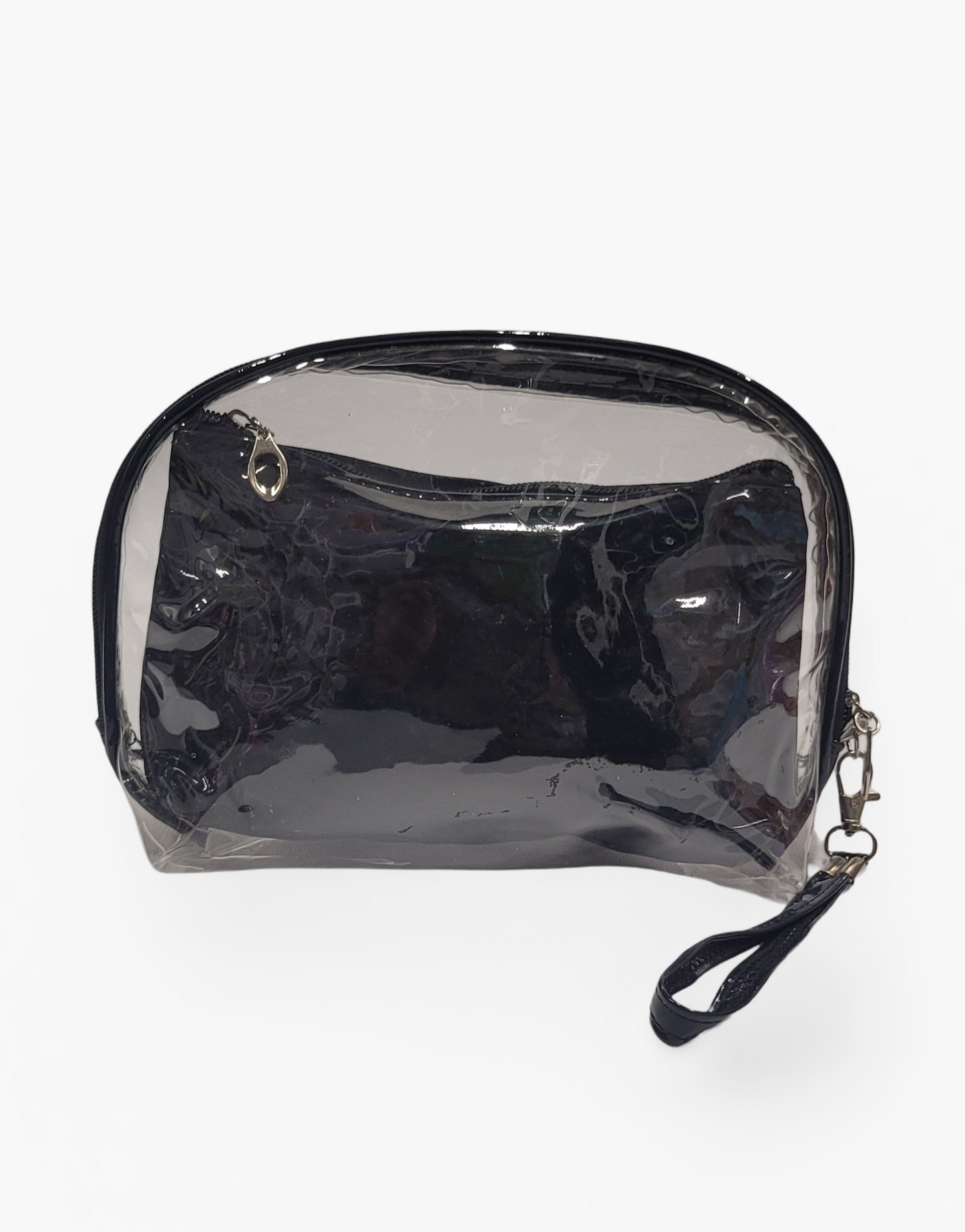 Make Up Pouch 3 Piece Set Black Rabbit Print