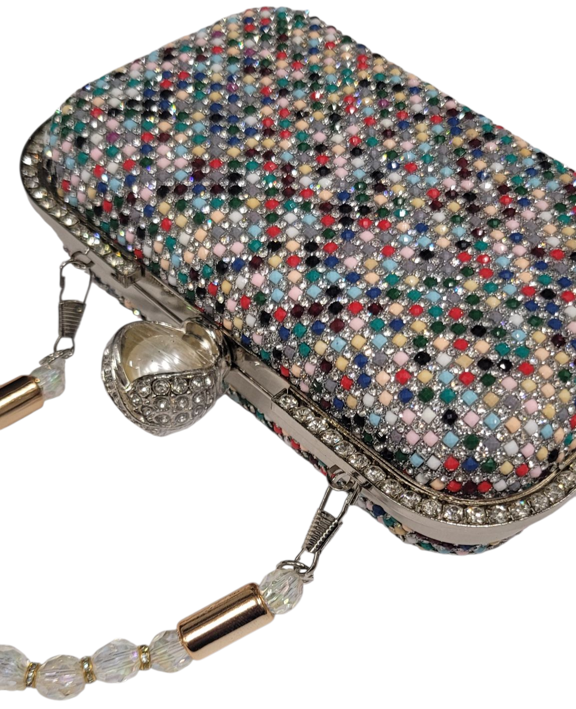 FANCY SILVER CLUTCH (LC-202)