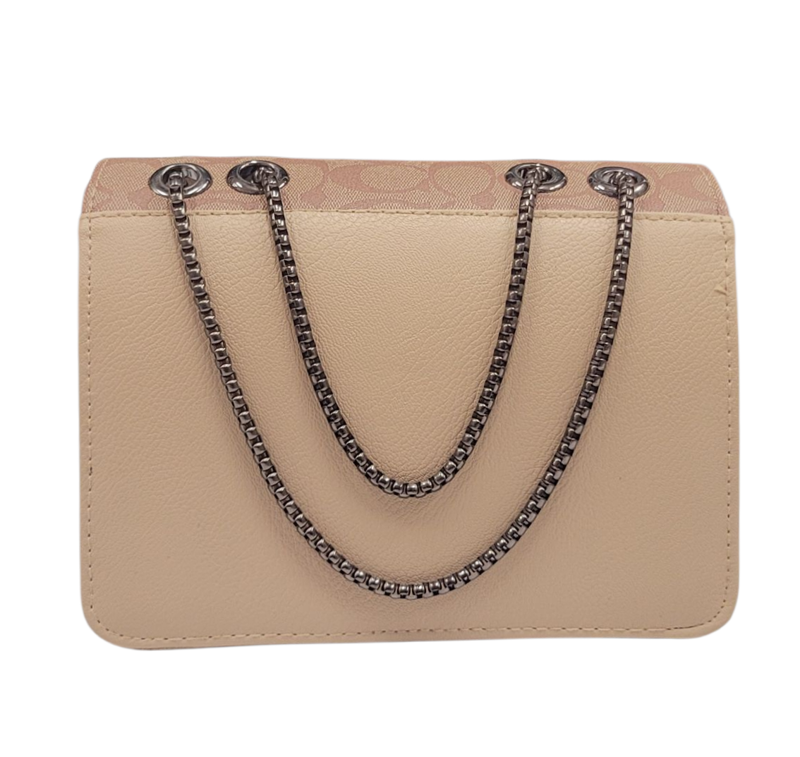 SKIN COLOR COACH CROSS BODY BAG (LC-101)