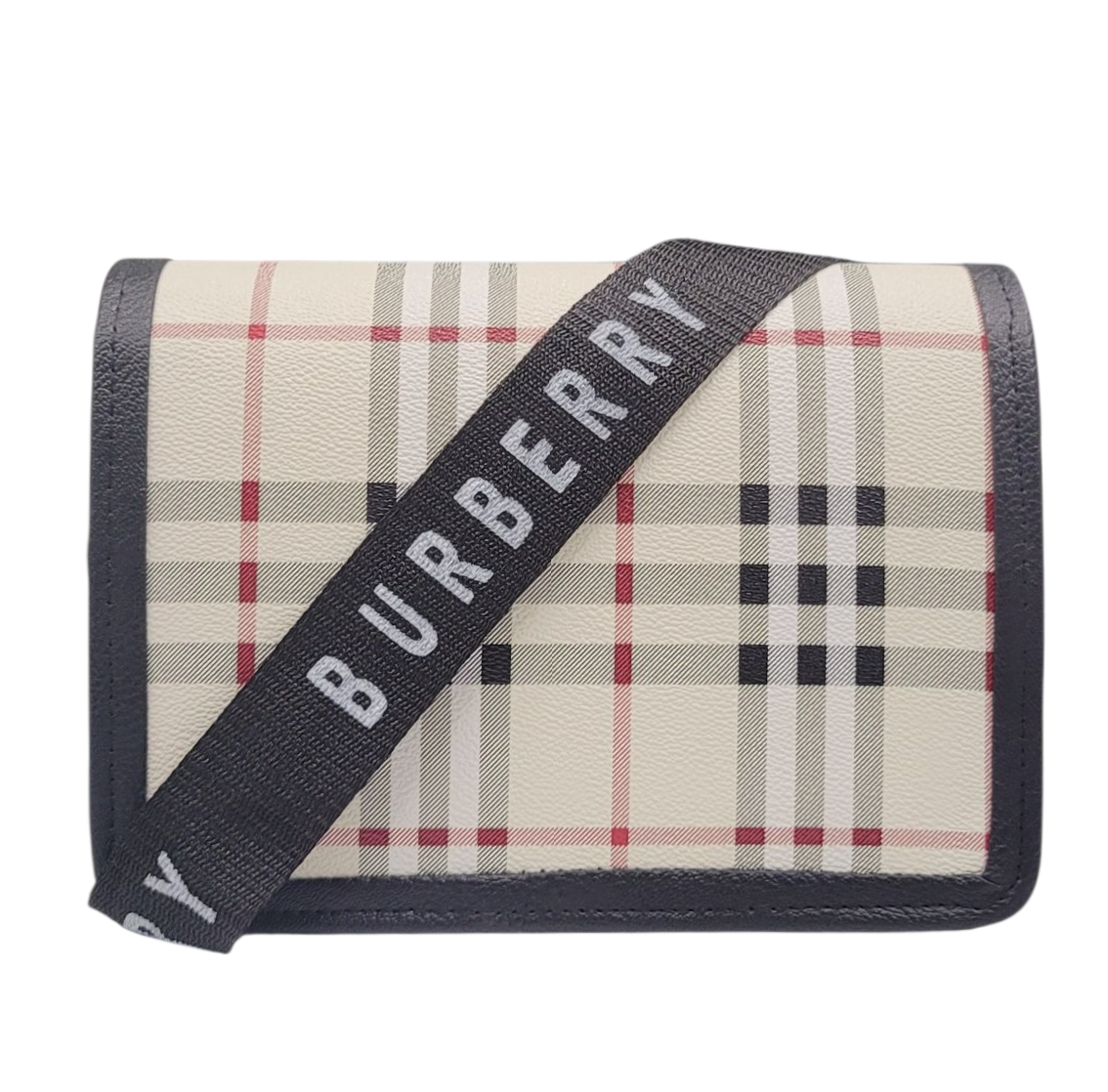 BURBERRY BLACK CROSS BODY BAG (LC-106)