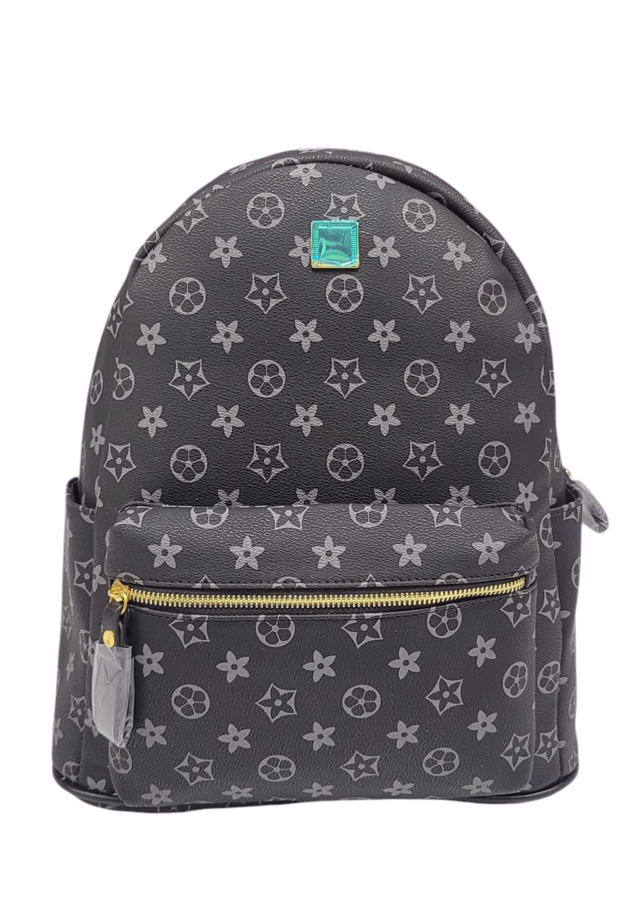 Backpack LV Print Black
