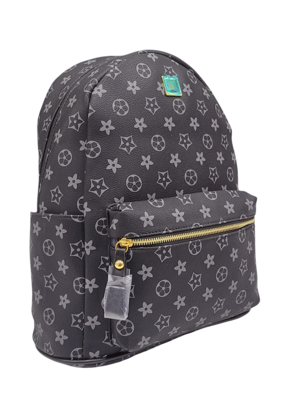 Backpack LV Print Black