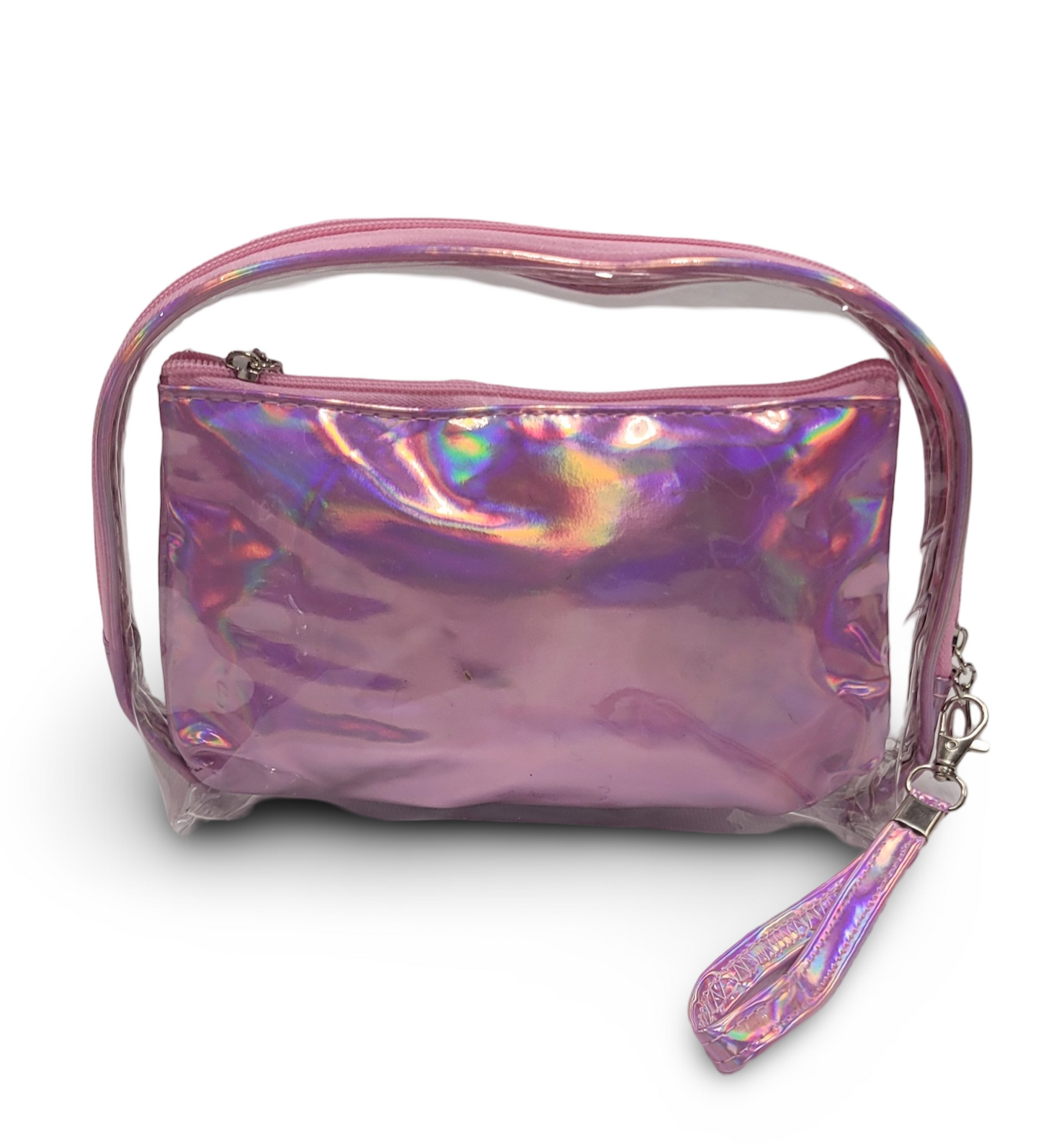 Make Up Pouch 3 Piece Set Baby Pink Rabbit Print