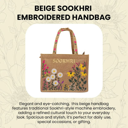 Hand Bag Sookhri Beige