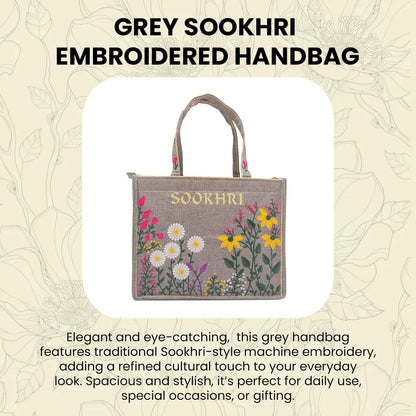 Hand Bag Sookhri Grey