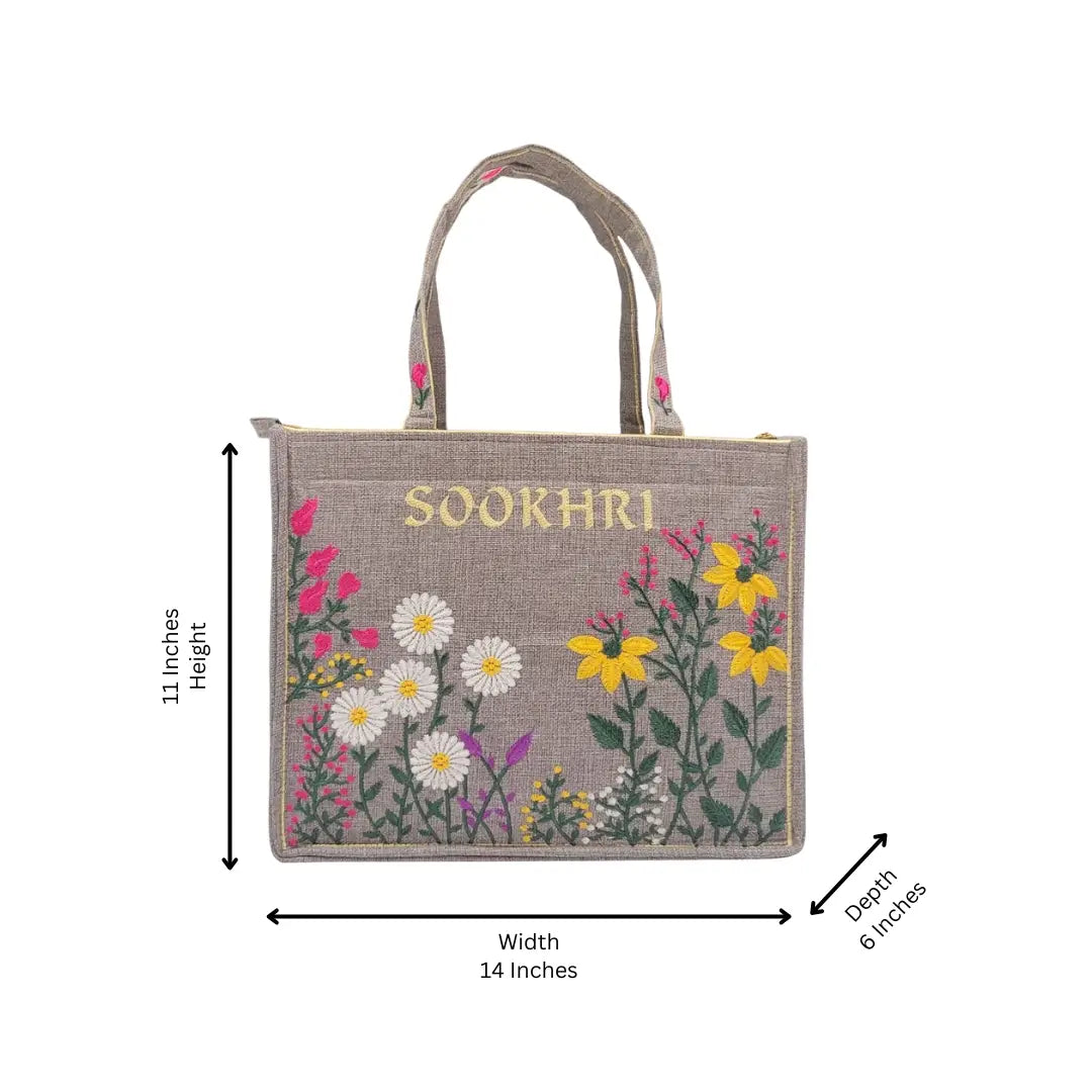 Hand Bag Sookhri Grey