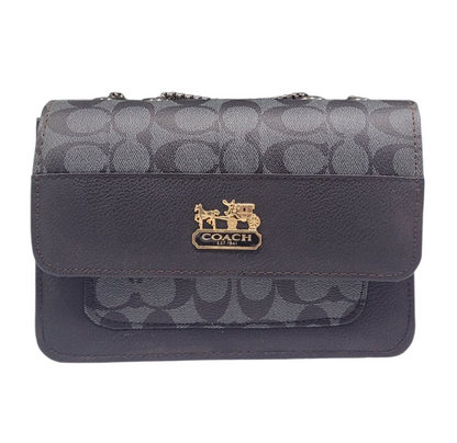 BLACK COLOR COACH CROSS BODY BAG (LC-101)