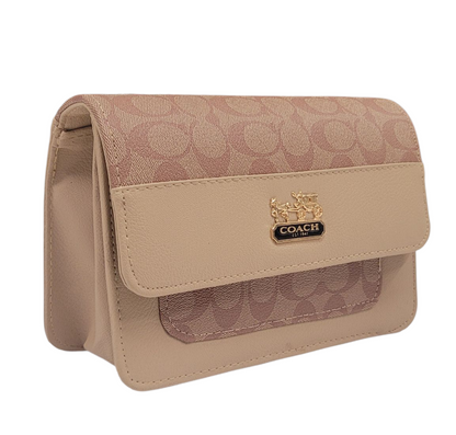 SKIN COLOR COACH CROSS BODY BAG (LC-101)