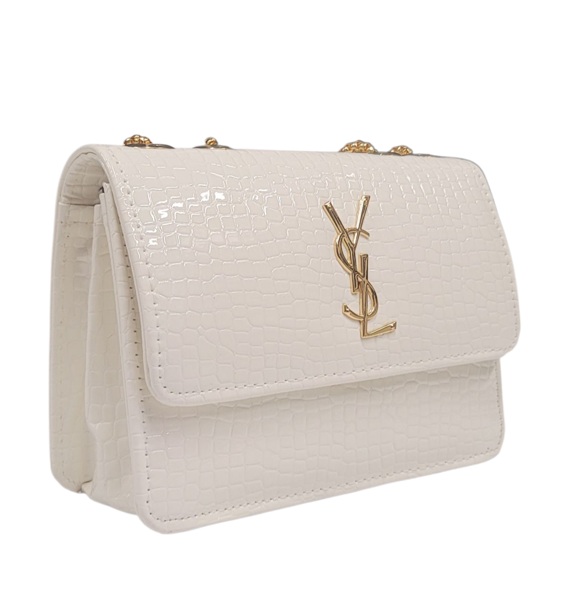 YSL WHITE CROSS BODY BAG (LC-102)