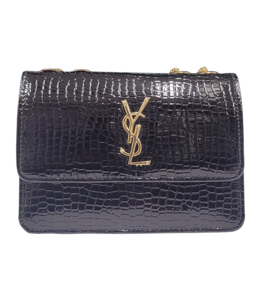 BLACK CROSS BODY BAG (LC-102)