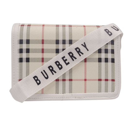 BURBERRY WHITE CROSS BODY BAG (LC-106)