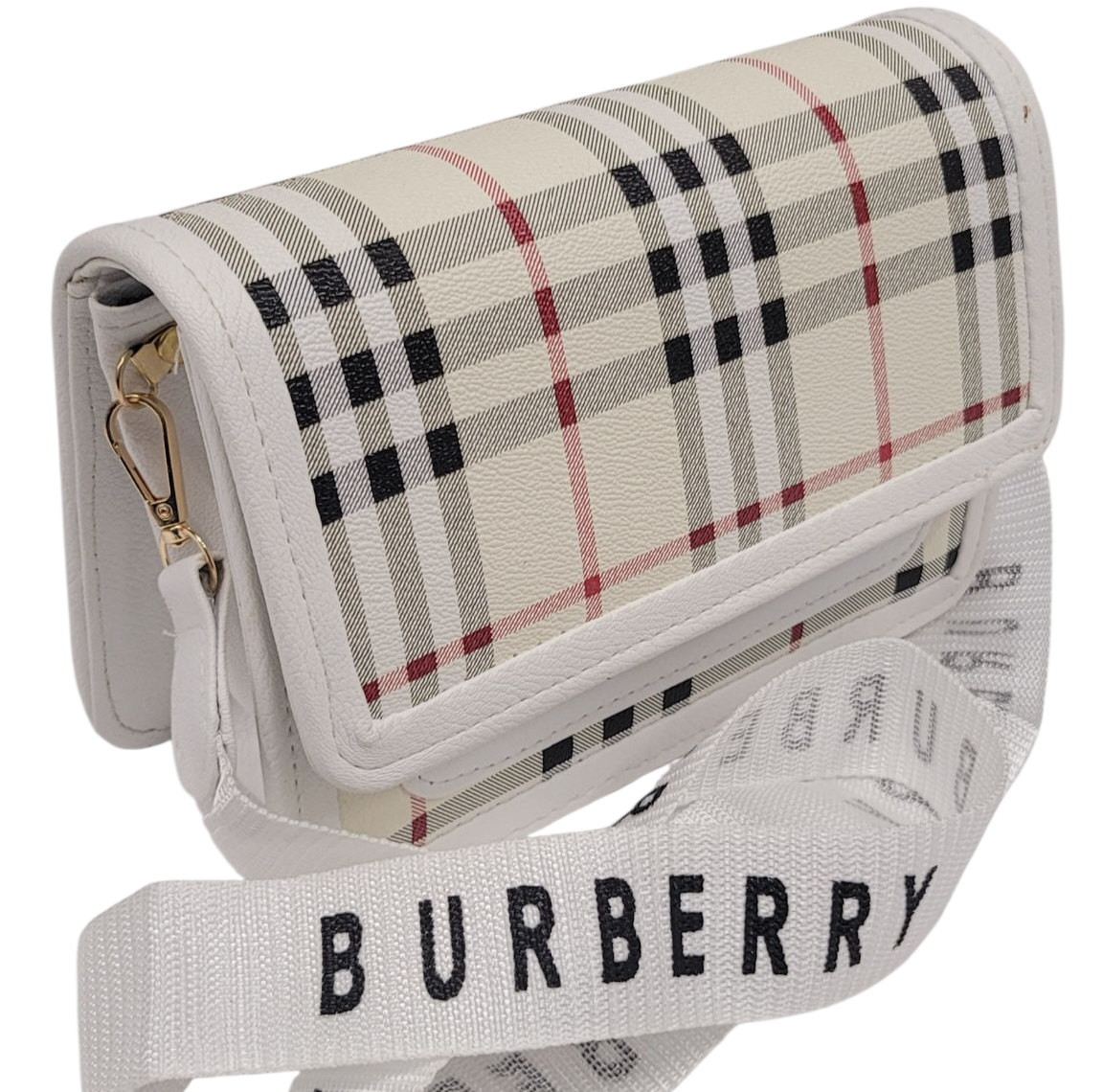 BURBERRY WHITE CROSS BODY BAG (LC-106)