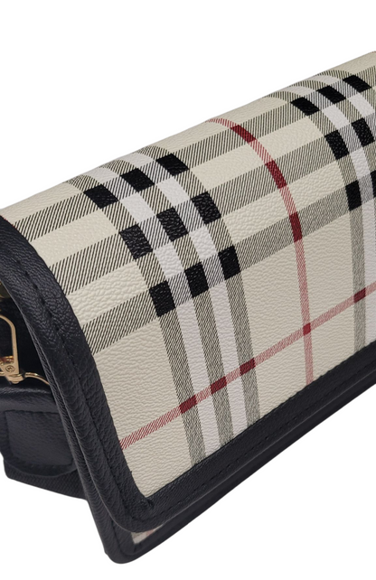 BURBERRY BLACK CROSS BODY BAG (LC-106)