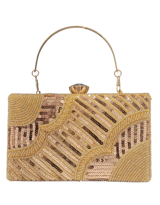 Fancy Golden Clutch