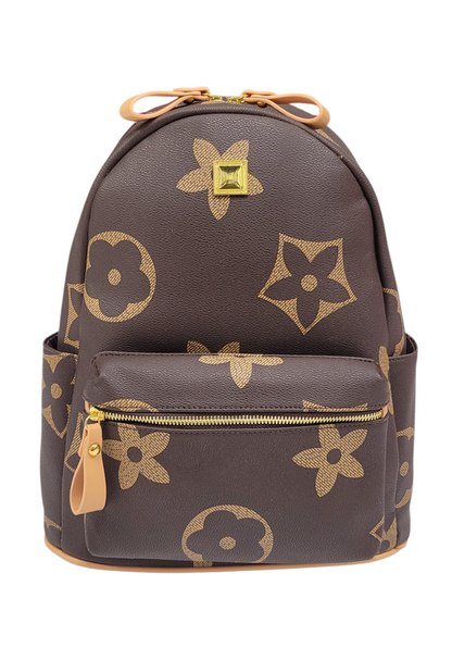 Backpack LV Big Print Dark Brown