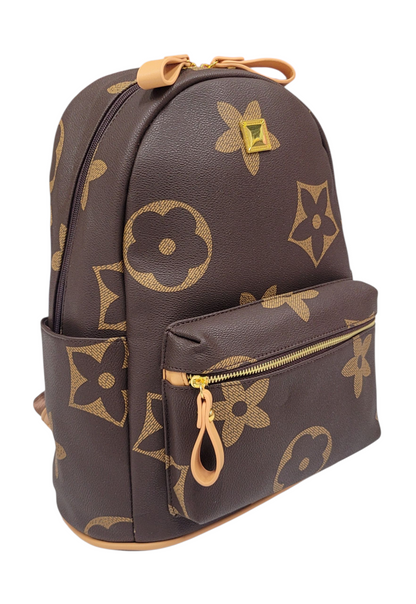 Backpack LV Big Print Dark Brown