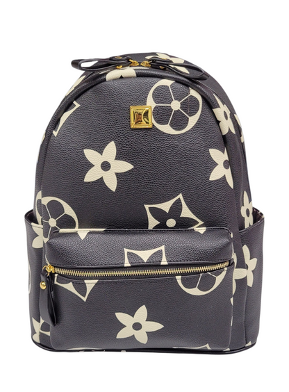 Backpack LV Big Print Black