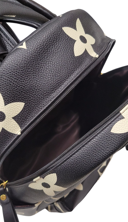 Backpack LV Big Print Black