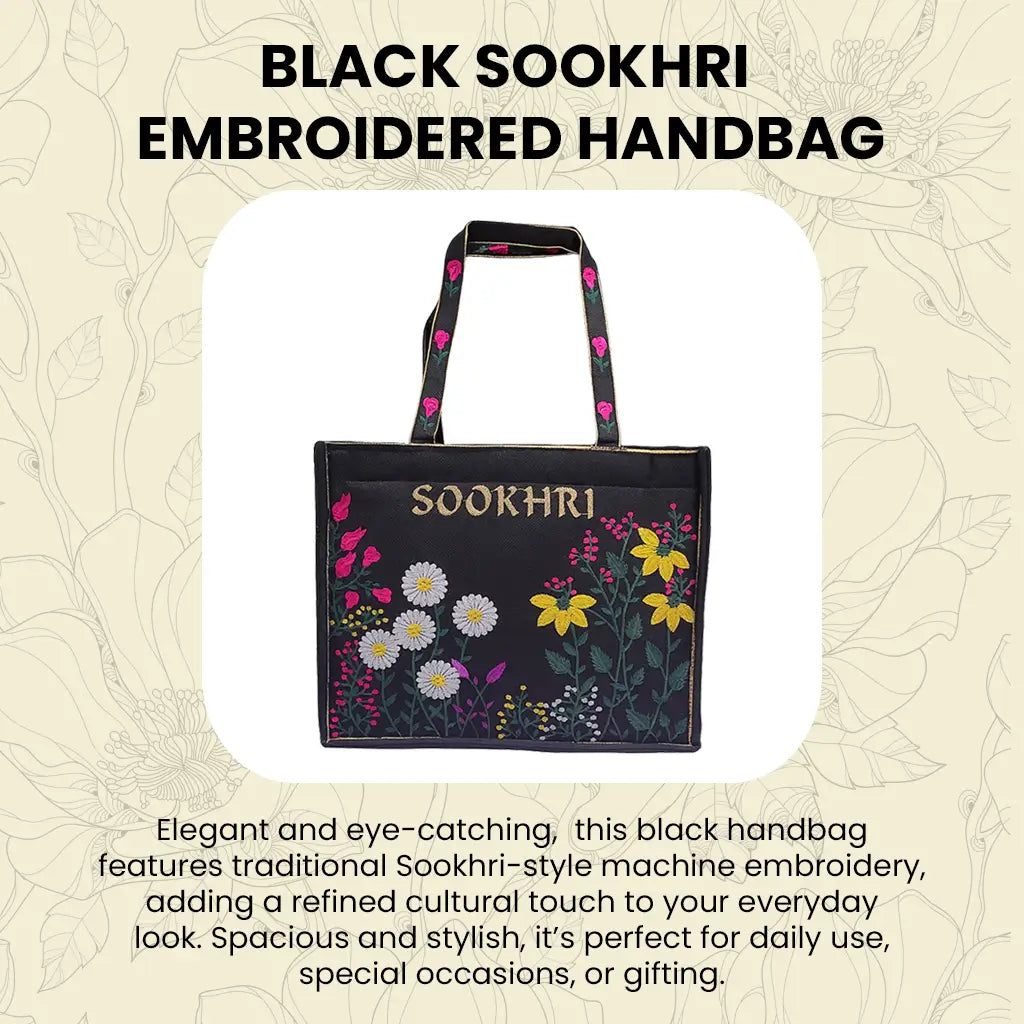 Hand Bag Sookhri Black