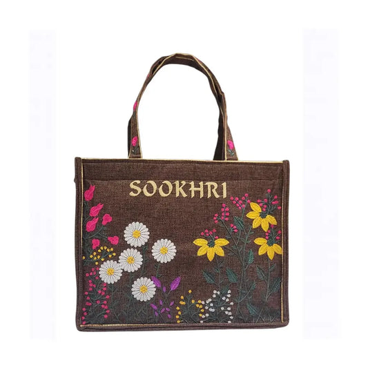 Hand Bag Sookhri Dark Brown
