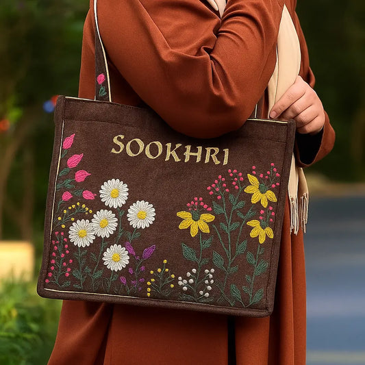 Hand Bag Sookhri Dark Brown