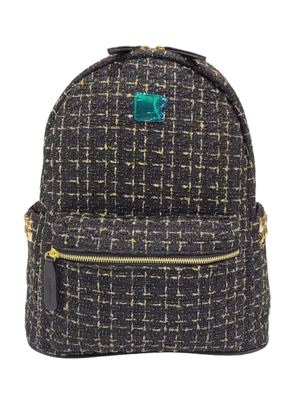 Backpack Jute Gold & Black
