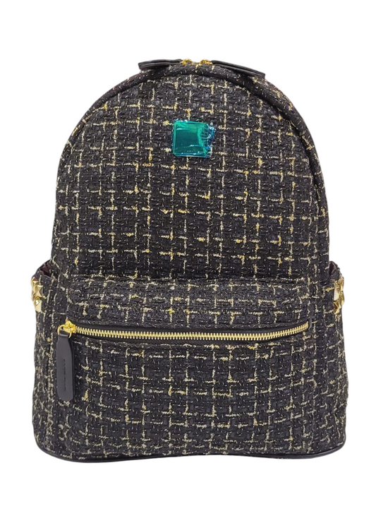 Backpack Jute Gold & Black