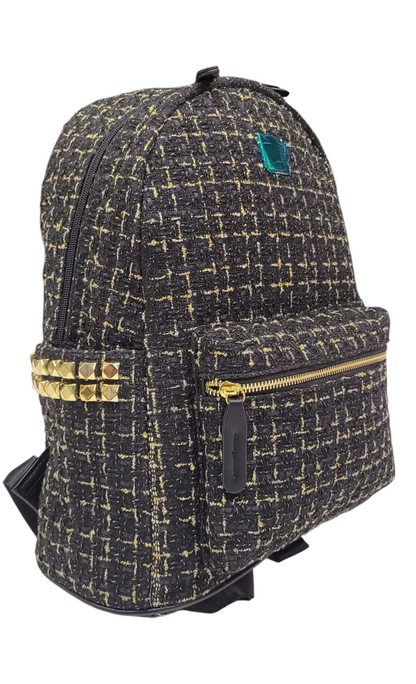 Backpack Jute Gold & Black
