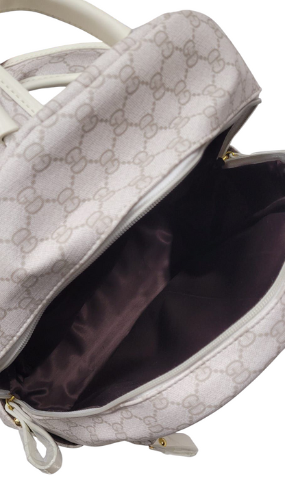 Backpack Gucci Print White