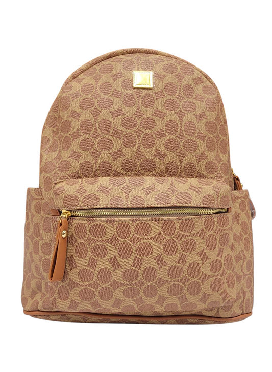 Backpack COACH Print Brown