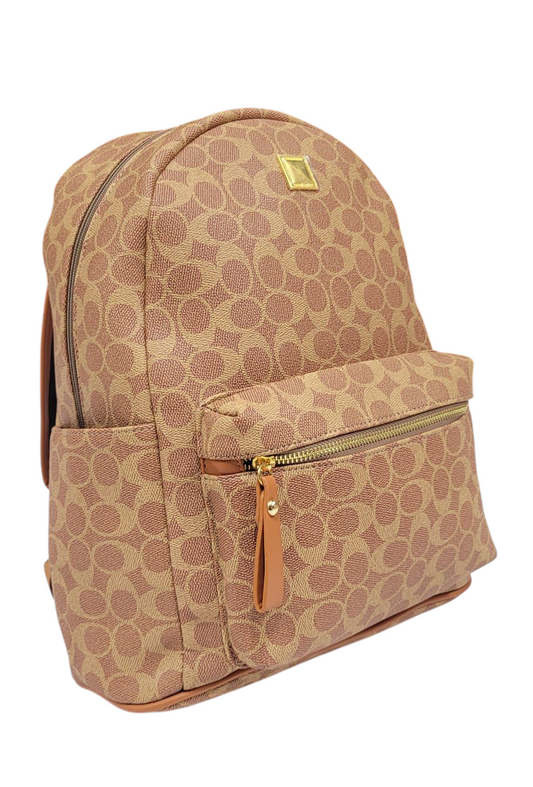 Backpack COACH Print Brown