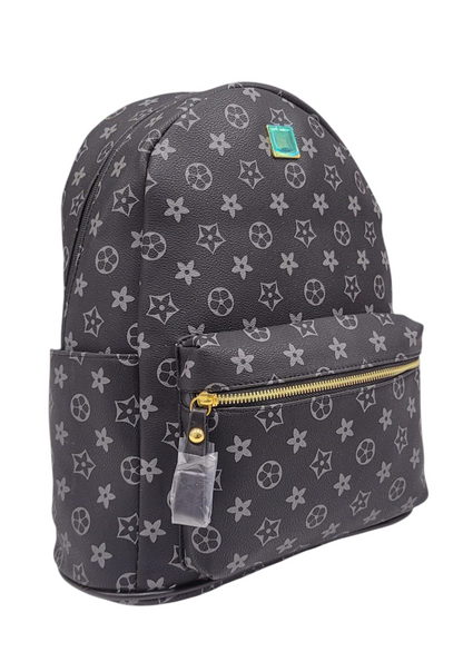 Backpack LV Print Black
