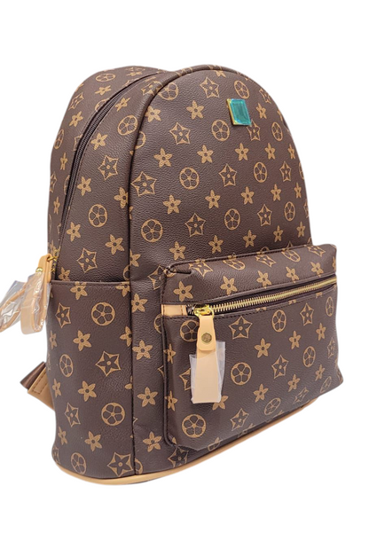 Backpack LV Print Brown