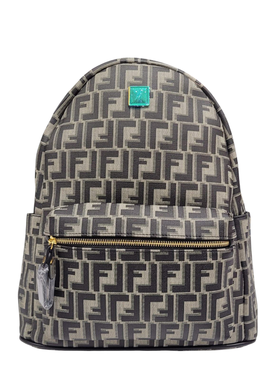 Backpack FENDI Print Black/Grey